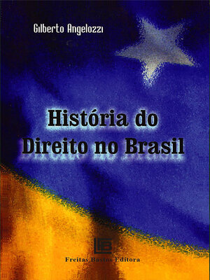 cover image of História do Direito no Brasil